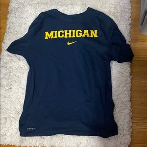 Michigan Nike dri fit top